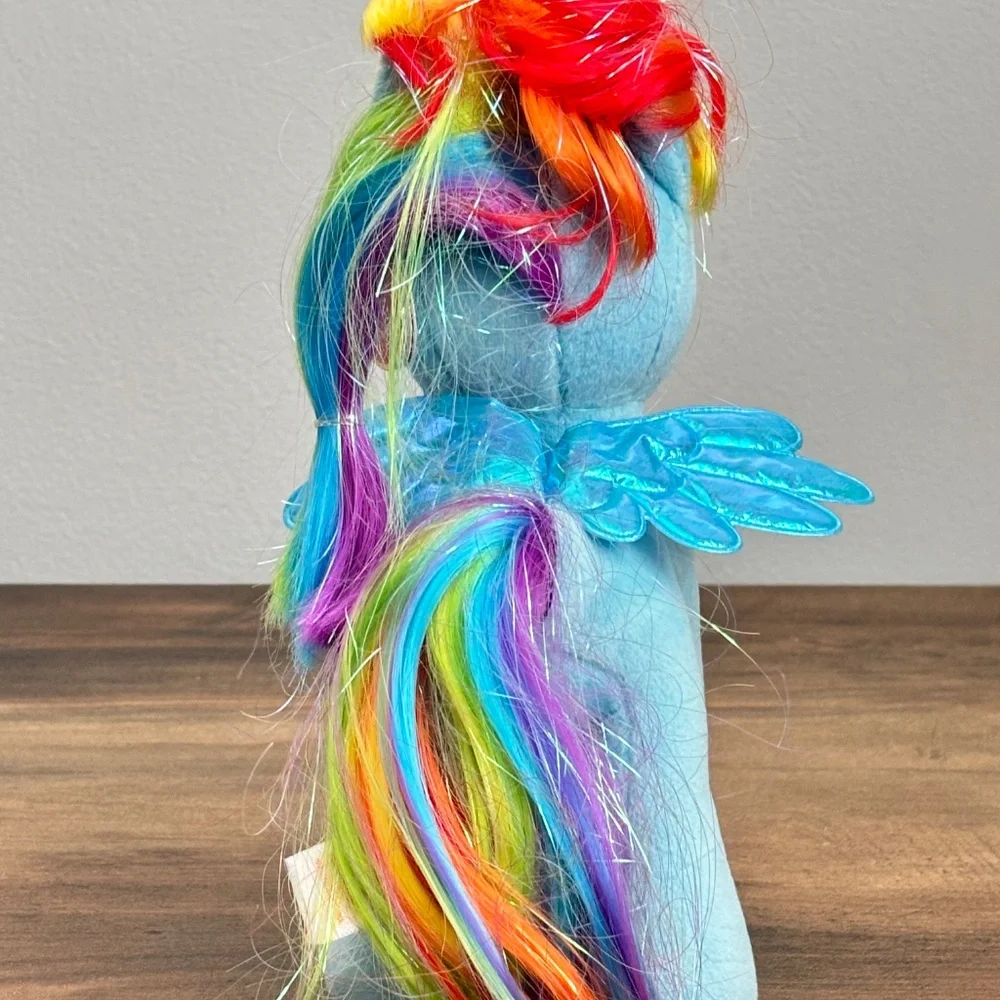 TY Beanie Sparkle My Little Pony Rainbow Dash Plush Unicorn Stuffed Toy 2016 NWT